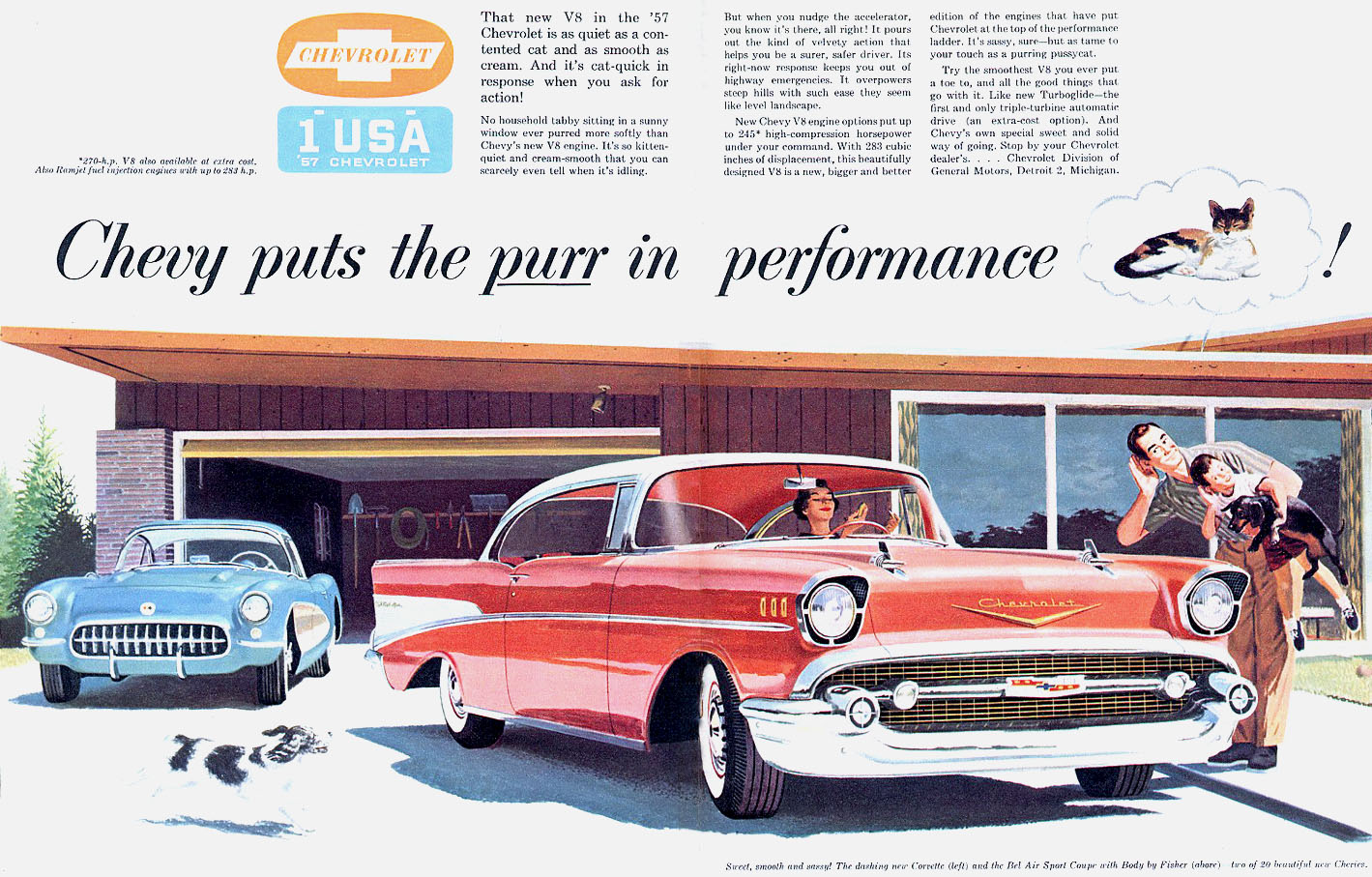 1957 Chevrolet Auto Advertising